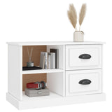 TV Cabinet White 73x35.5x47.5 cm Engineered Wood - Top-Down View