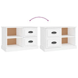 TV Cabinet White 73x35.5x47.5 cm Engineered Wood - Extra Image