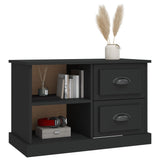 TV Cabinet Black 73x35.5x47.5 cm Engineered Wood - Top-Down View
