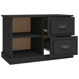 TV Cabinet Black 73x35.5x47.5 cm Engineered Wood - Close-Up Angle