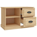 TV Cabinet Sonoma Oak 73x35.5x47.5 cm Engineered Wood