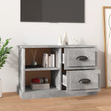 TV Cabinet Concrete Grey 73x35.5x47.5 cm Engineered Wood - Side View