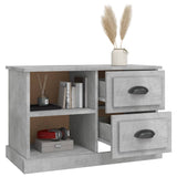 TV Cabinet Concrete Grey 73x35.5x47.5 cm Engineered Wood - 45-Degree Angle