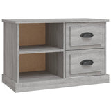 TV Cabinet Grey Sonoma 73x35.5x47.5 cm Engineered Wood - Front View