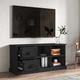 TV Cabinet Black 102x35.5x47.5 cm Engineered Wood - Side View