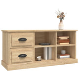 TV Cabinet Sonoma Oak 102x35.5x47.5 cm Engineered Wood - Top-Down View