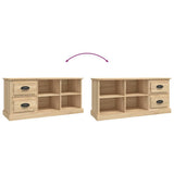TV Cabinet Sonoma Oak 102x35.5x47.5 cm Engineered Wood - Extra Image