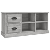 TV Cabinet Grey Sonoma 102x35.5x47.5 cm Engineered Wood - Front View