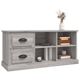 TV Cabinet Grey Sonoma 102x35.5x47.5 cm Engineered Wood - Top-Down View