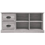 TV Cabinet Grey Sonoma 102x35.5x47.5 cm Engineered Wood - Rear View