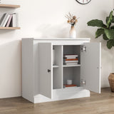 Sideboard White 70x35.5x67.5 cm Engineered Wood - Side View