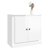 Sideboard High Gloss White 70x35.5x67.5 cm Engineered Wood - Top-Down View