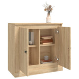Sideboard Sonoma Oak 70x35.5x67.5 cm Engineered Wood - 45-Degree Angle