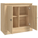 Sideboard Sonoma Oak 70x35.5x67.5 cm Engineered Wood - Close-Up Angle