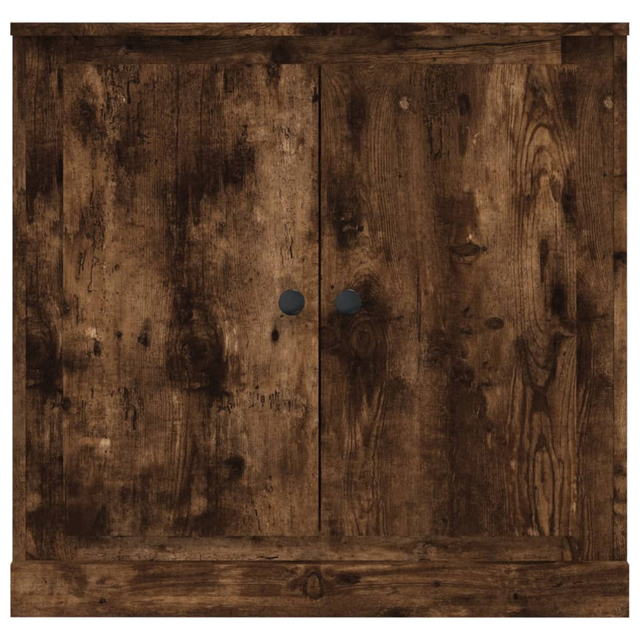 Sideboard Smoked Oak 70x35.5x67.5 cm Engineered Wood