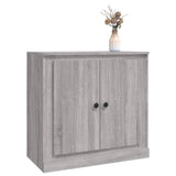 Sideboard Grey Sonoma 70x35.5x67.5 cm Engineered Wood - Top-Down View