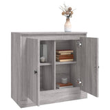 Sideboard Grey Sonoma 70x35.5x67.5 cm Engineered Wood - 45-Degree Angle
