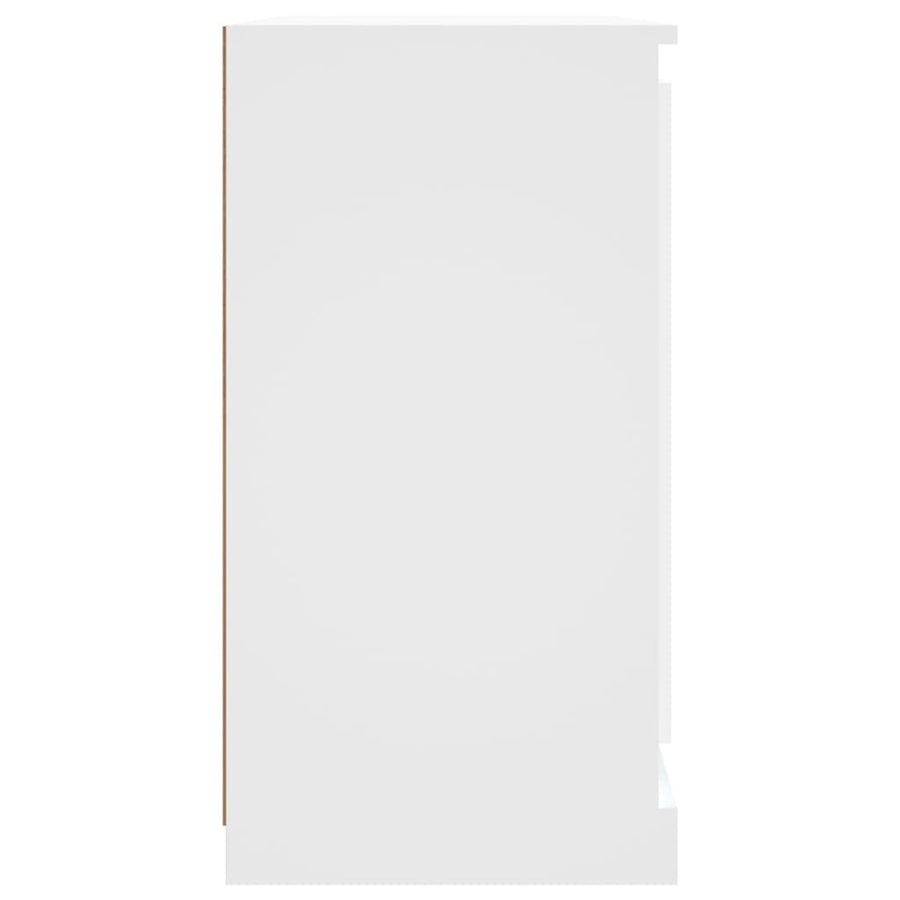 Sideboard White 70x35.5x67.5 cm Engineered Wood