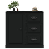 Sideboard Black 70x35.5x67.5 cm Engineered Wood - Top-Down View