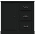Sideboard Black 70x35.5x67.5 cm Engineered Wood