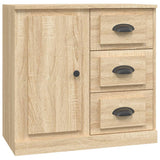 Sideboard Sonoma Oak 70x35.5x67.5 cm Engineered Wood - Front View
