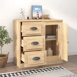 Sideboard Sonoma Oak 70x35.5x67.5 cm Engineered Wood - Side View