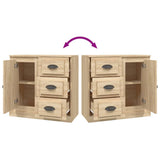 Sideboard Sonoma Oak 70x35.5x67.5 cm Engineered Wood