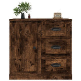 Sideboard Smoked Oak 70x35.5x67.5 cm Engineered Wood - Top-Down View