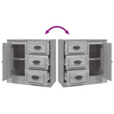 Sideboard Grey Sonoma 70x35.5x67.5 cm Engineered Wood - Extra Image