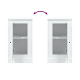 Sideboards 2 pcs White 37.5x35.5x67.5 cm Engineered Wood