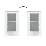 Sideboards 2 pcs White 37.5x35.5x67.5 cm Engineered Wood - Extra Image