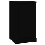 Sideboards 2 pcs Black 37.5x35.5x67.5 cm Engineered Wood - Rear View