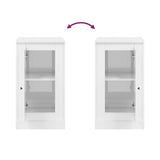 Sideboards 2 pcs High Gloss White 37.5x35.5x67.5 cm Engineered Wood