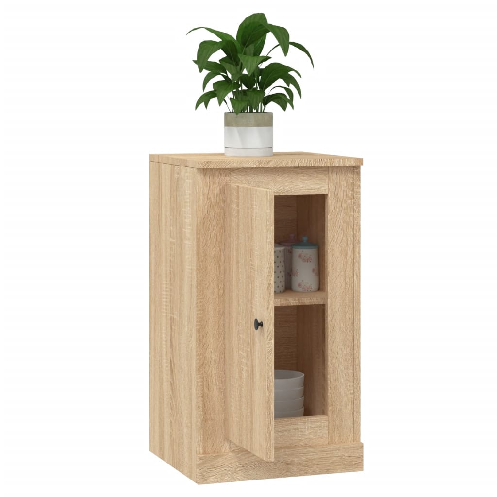 Sideboards 2 pcs Sonoma Oak 37.5x35.5x67.5 cm Engineered Wood