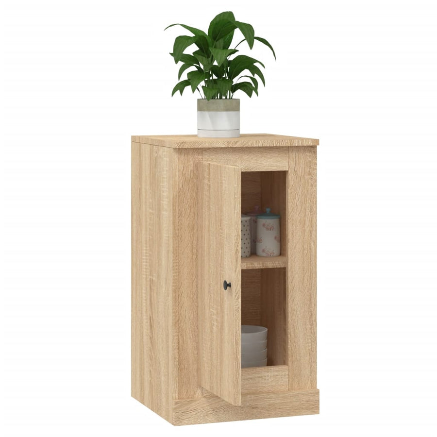 Sideboards 2 pcs Sonoma Oak 37.5x35.5x67.5 cm Engineered Wood