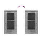 Sideboards 2 pcs Concrete Grey 37.5x35.5x67.5 cm Engineered Wood