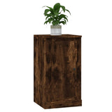 Sideboard Smoked Oak 37.5x35.5x67.5 cm Engineered Wood
