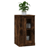 Sideboard Smoked Oak 37.5x35.5x67.5 cm Engineered Wood
