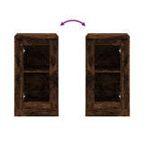 Sideboards 2 pcs Smoked Oak 37.5x35.5x67.5 cm Engineered Wood - Extra Image