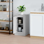 Sideboard Grey Sonoma 37.5x35.5x67.5 cm Engineered Wood