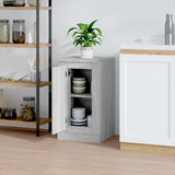Sideboard Grey Sonoma 37.5x35.5x67.5 cm Engineered Wood - Side View