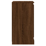 Sideboard Brown Oak 37.5x35.5x67.5 cm Engineered Wood - Low Angle