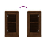 Sideboard Brown Oak 37.5x35.5x67.5 cm Engineered Wood - Extra Image