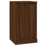 Sideboards 2 pcs Brown Oak 37.5x35.5x67.5 cm Engineered Wood - Rear View