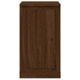 Sideboards 2 pcs Brown Oak 37.5x35.5x67.5 cm Engineered Wood - Low Angle