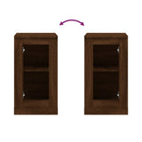 Sideboards 2 pcs Brown Oak 37.5x35.5x67.5 cm Engineered Wood - Extra Image