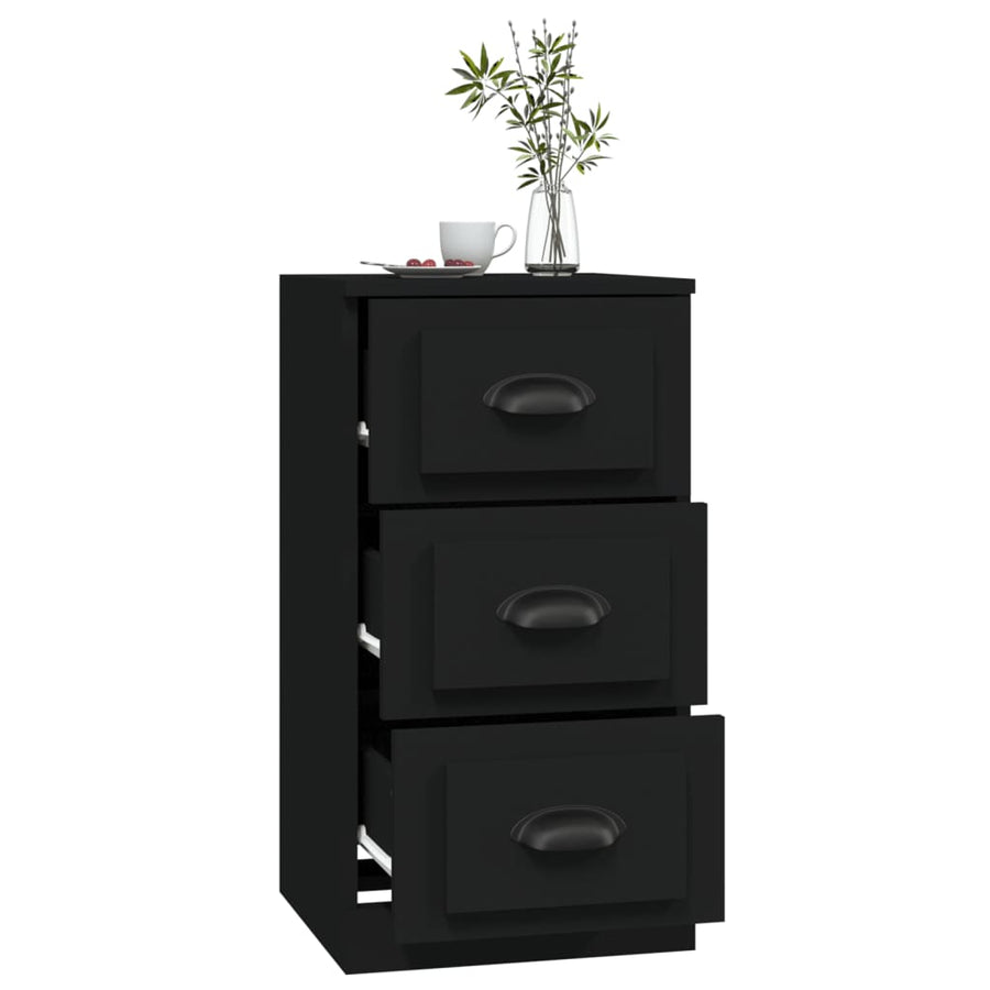 Sideboard Black 36x35.5x67.5 cm Engineered Wood