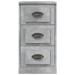Sideboard Concrete Grey 36x35.5x67.5 cm Engineered Wood