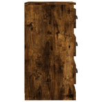 Sideboard Smoked Oak 36x35.5x67.5 cm Engineered Wood