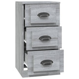 Sideboard Grey Sonoma 36x35.5x67.5 cm Engineered Wood - Side View